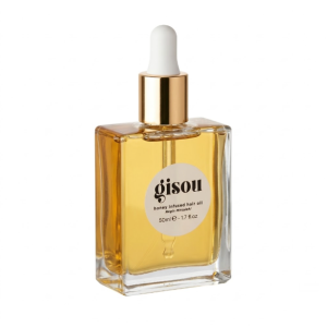Gisou honing-geïnfuseerde haarolie in een stijlvolle fles van 50 ml, perfect voor glanzend en gezond haar.