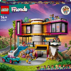 LEGO Friends: Moderne villa bouwset met kleurrijke kamers. Geschikt voor kinderen vanaf 14 jaar, inclusief minifiguren.