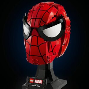 LEGO Spider-Man masker bouwset, 487 stuks, voor volwassenen, Marvel fans en verzamelaars. Leeftijd 18+, set 76285.