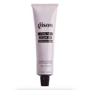 Gisou Propolis Infused Polishing Primer tube, 75 ml, voor glanzend haar. Prep, prime, define met deze haarverzorging.