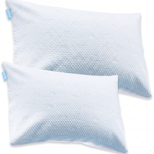 Zachte en ademende kussens met een unieke structuur voor optimaal slaapcomfort en ondersteuning. Perfect voor elke slaapkamer.