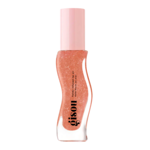 Geurige lipolie met honing in roze fles. Hydrateert en verzacht de lippen. Perfecte glans en verzorging voor je lippen.
