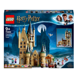 LEGO Harry Potter Astronomietoren set 75969 met minifiguren en kasteel, magisch bouwplezier voor fans vanaf 9 jaar.