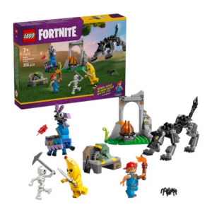 LEGO Fortnite bouwset met minifiguren, lama en wolf. Ideaal speelplezier voor kinderen vanaf 7 jaar.