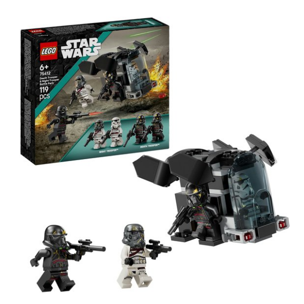 Lego Star Wars Death Trooper set 75427 met minifiguren en voertuig, 119 stuks. Geschikt voor kinderen vanaf 6 jaar.