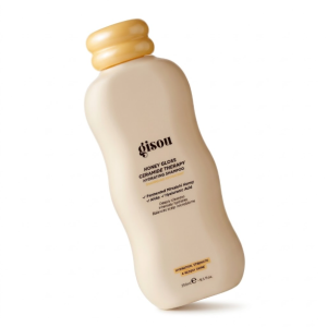 Hydraterende Gisou Honey Gloss Shampoo met ceramiden voor gezond, glanzend haar en een uitgebalanceerde hoofdhuid.