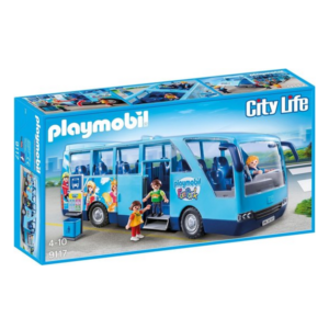 Playmobil City Life bus speelset 9117 met poppetjes, ideaal voor kinderen van 4-10 jaar. Fantasievol speelplezier!