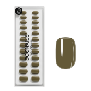 Groene soft gel nagels van Doonails, set van 24. Ontwikkeld in Duitsland voor een stijlvol manicure resultaa.