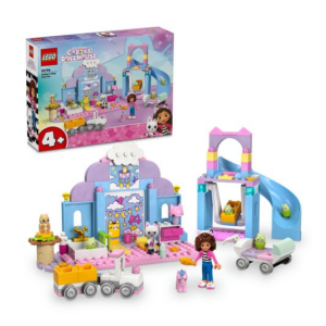 LEGO Gabby’s Poppenhuis speelgoedset voor kinderen van 4 jaar en ouder met kleurrijke bouwstukken en speelfiguren.