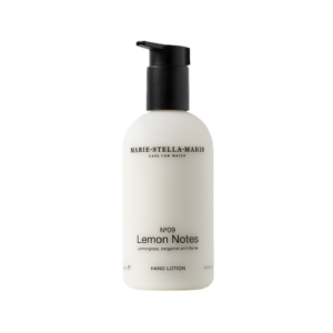Marie-Stella-Maris handlotion flesje, Lemon Notes geur met citroengras, bergamot en tijm, 300 ml.