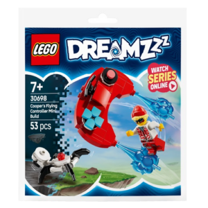 LEGO DREAMZzz-set 30698, Cooper's Flying Controller, 53 stukken, met minifiguur en sleeptol, voor kinderen vanaf 7 jaar.