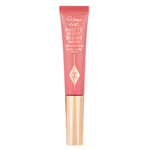 Pillow Talk Matte Beauty Blush Wand in roze tube voor een natuurlijke blos op de wangen.