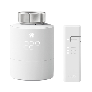 Slimme thermostaat van Tado met afstandsbediening voor optimale temperatuurregeling in huis. Moderne, energiezuinige oplossing.