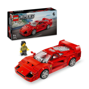 Alt-tekst: LEGO Speed Champions Ferrari F40 set met bouwsteenfiguur, perfect voor kinderen vanaf 9 jaar.