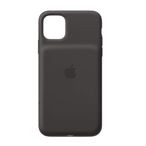 Zwarte Apple iPhone 11 batterijcase, biedt extra batterijduur en bescherming voor je smartphone.